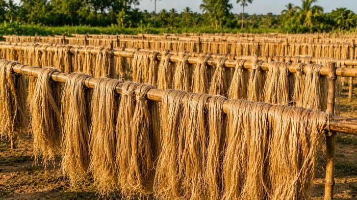 Raw jute fibre